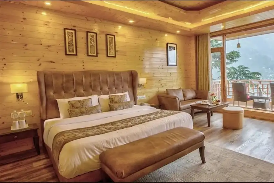 The Holiday Villa Resort and Spa Manali Honeymoon villa room
