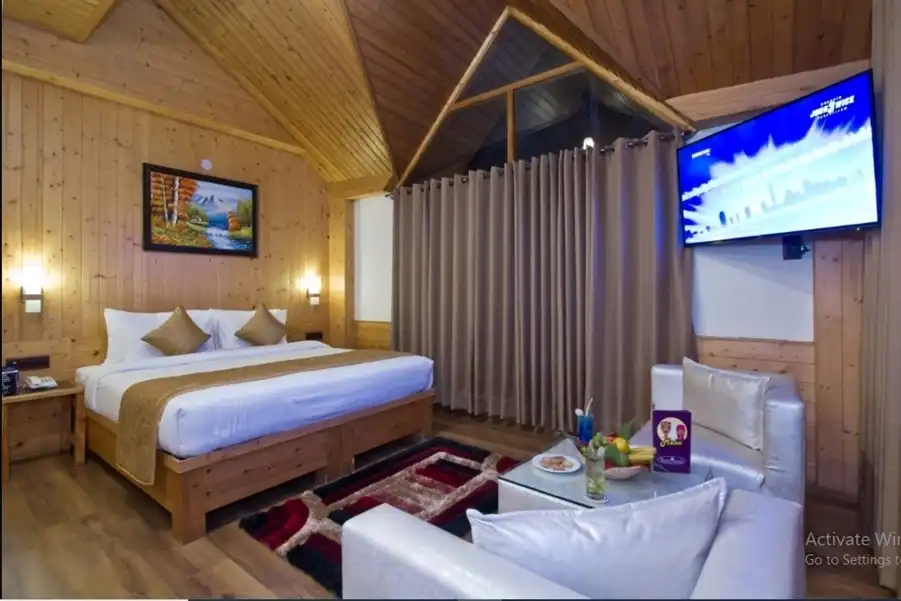 The Whitestone Resort Manali Luxury cottage room